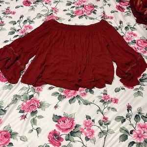 Off shoulder shirt